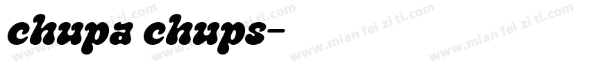 chupa chups字体转换